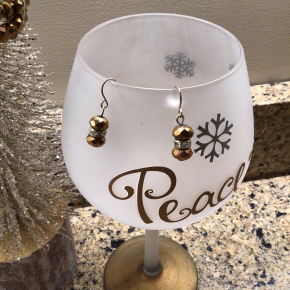 Unique Jewelry set in bronze &silver rhinestone - Picture 2 of 8